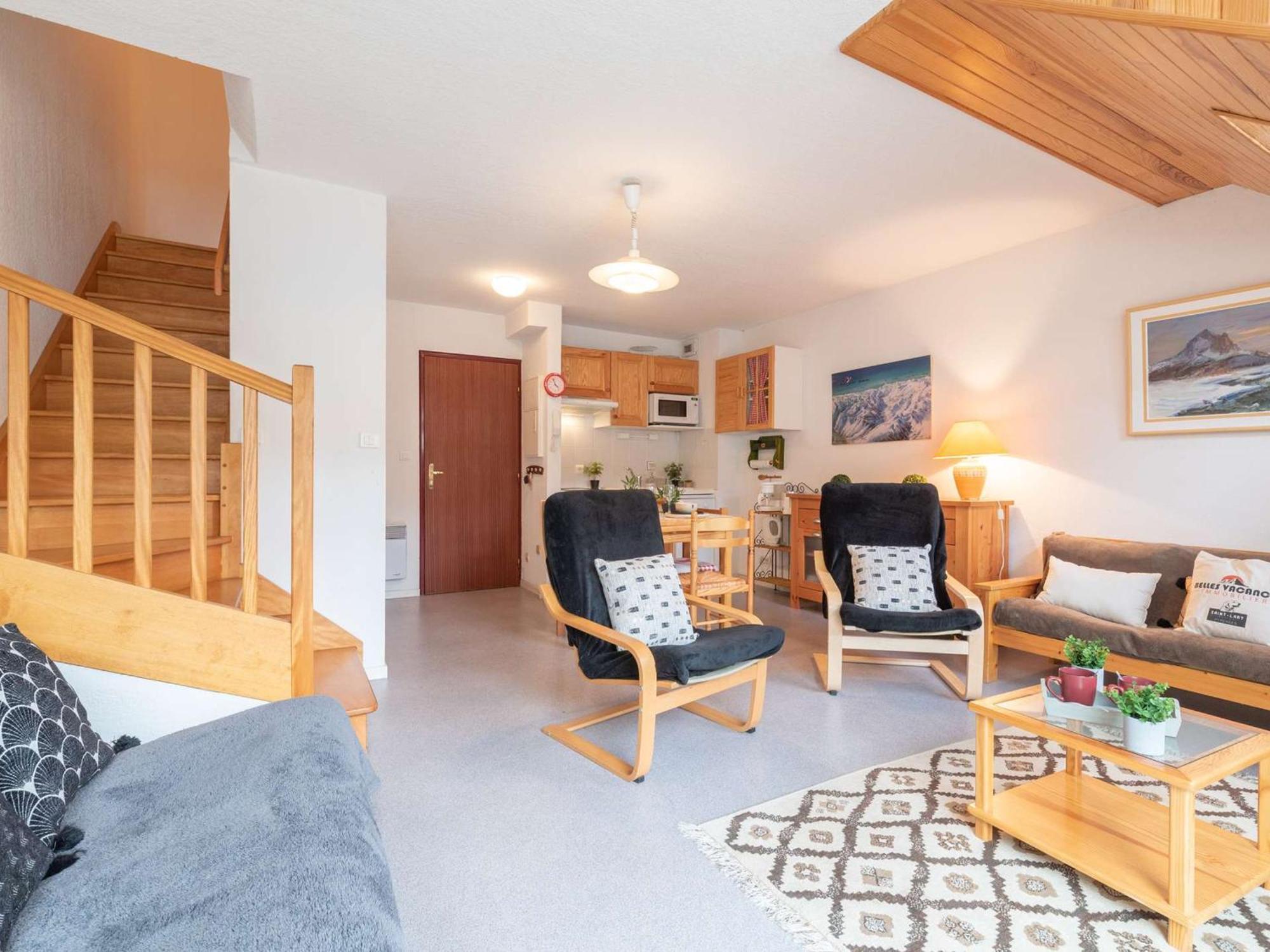 Duplex Confortable Avec 2 Chambres, Balcon Et Parking A Saint Lary Village, Proche Des Thermes Et Telecabine - Fr-1-296-336 Exteriör bild